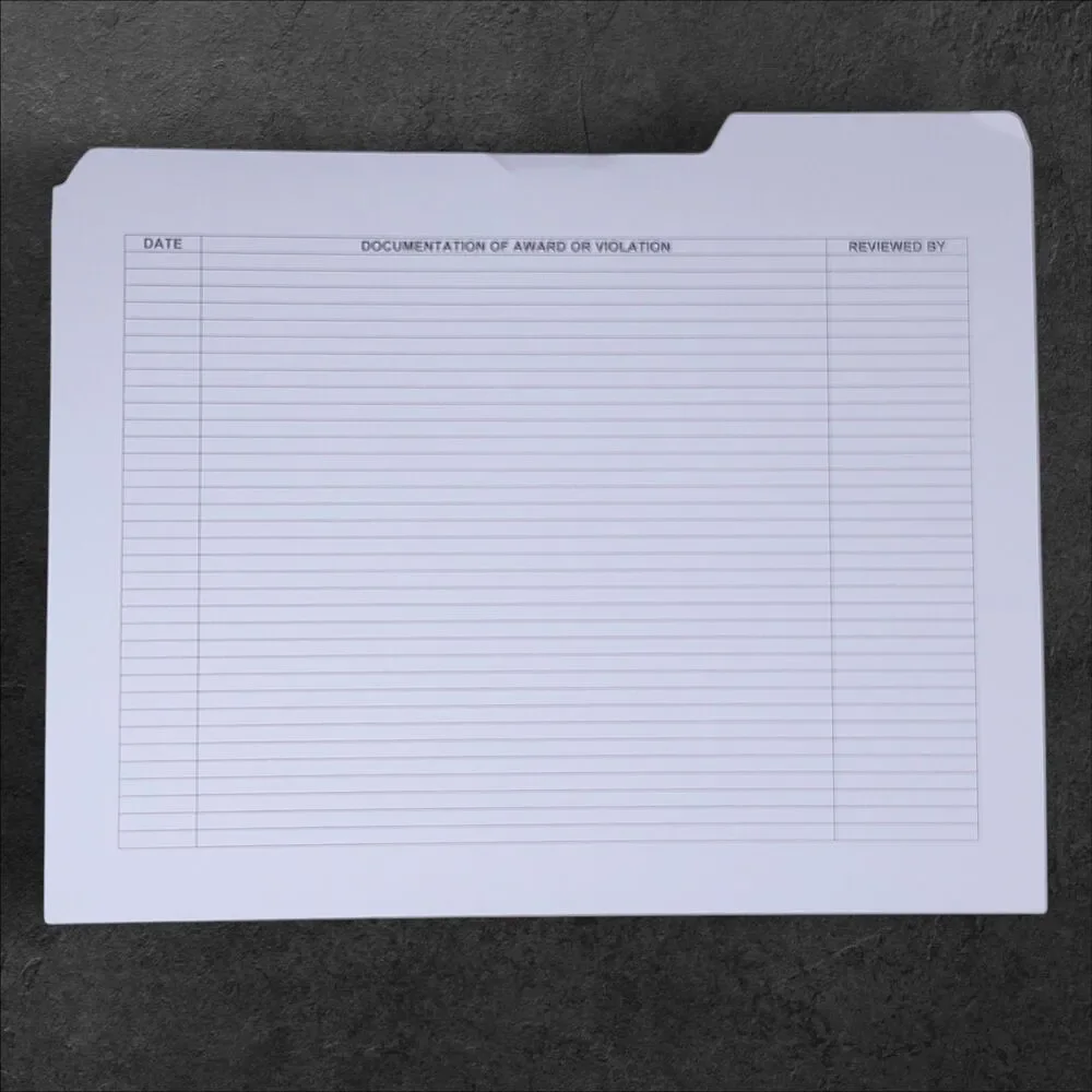 Waffle House New Hire Manager Folders Lot of 10 Blank Discontinued Ephemera